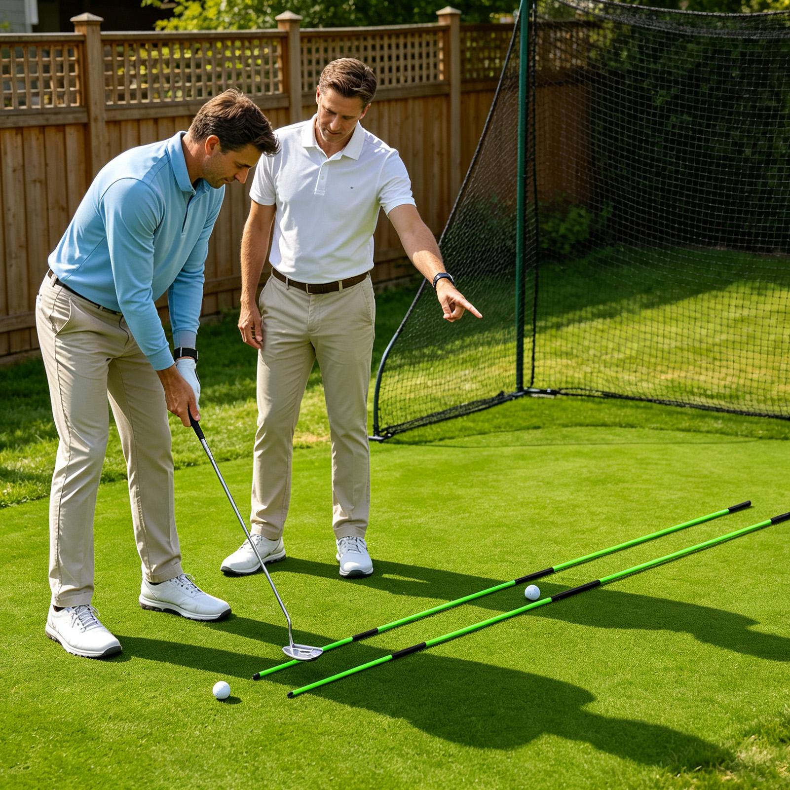 Golf Equipment For Beginners - Attrezzo portatile per l'allineamento del piano