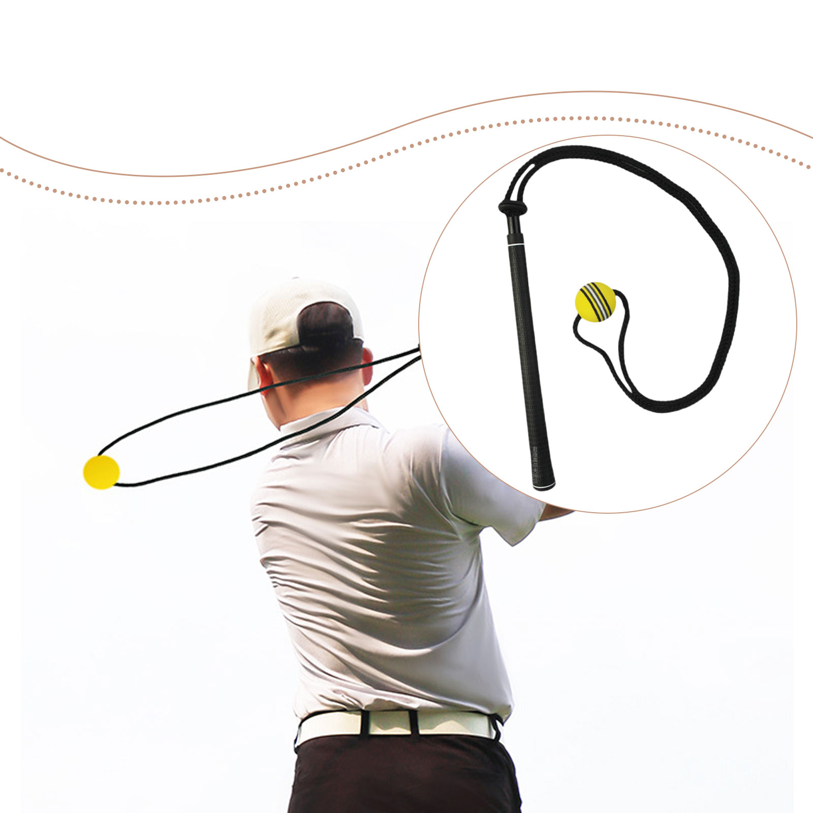 Golf Swing Trainer Corda elast - Golf Equipment For Beginners recensione e prezzo