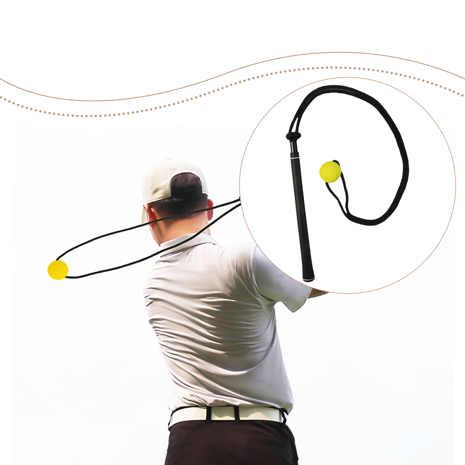Golf Swing Trainer Corda elast - Golf Equipment For Beginners recensione e prezzo